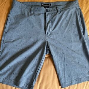 Travis Mathew Blue chambray colored shorts